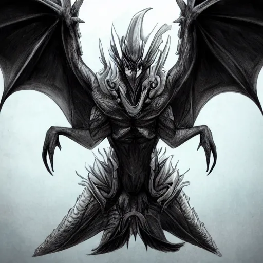 Image similar to half human half dragon