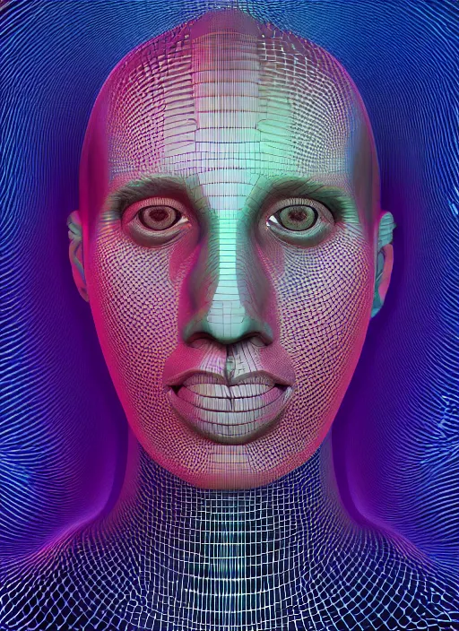 inverted colors portrait, Stable Diffusion