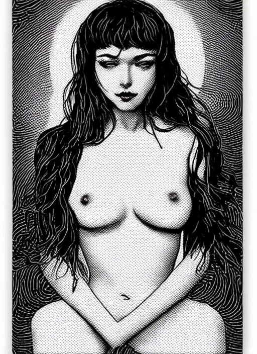 Image similar to a portrait of a pretty young lady by apollonia saintclair