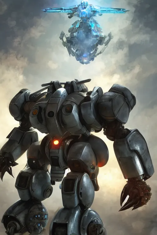 Image similar to mechwarrior 5 : mercenaries mech megaman transformer robot boss tank engine game octane render, 4 k, hd 2 0 2 2 3 d cgi rtx hdr style chrome reflexion glow fanart, global illumination ray tracing hdr fanart arstation by ian pesty by jesper ejsing pixar and disney unreal zbrush central hardmesh