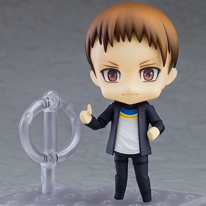 Image similar to An anime Nendoroid of Vitalik Buterin, figurine, detailed product photo