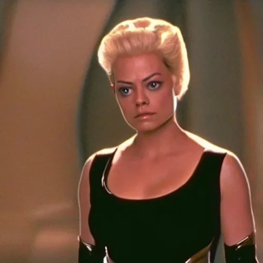 Image similar to A still of Mila Kunis as Seven of Nine in Star Trek: Voyager (1995)