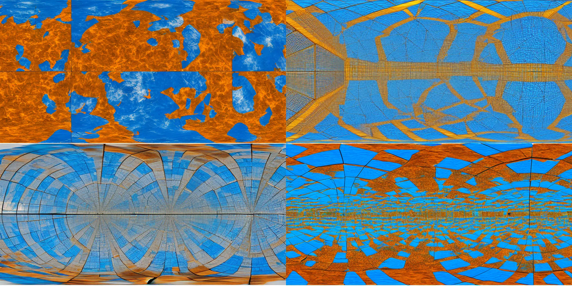 equirectangular projection grid of a liminal space | Stable Diffusion ...