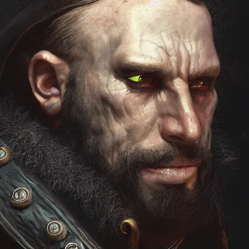 Image similar to ultra realistic portrait painting of victor saltzpyre in warhammer vermintide 2, art by frank frazetta, 4 k, ultra realistic, highly detailed, epic lighting