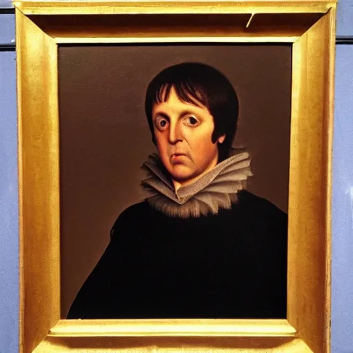 Image similar to renaissance era portrait of paul mccartney