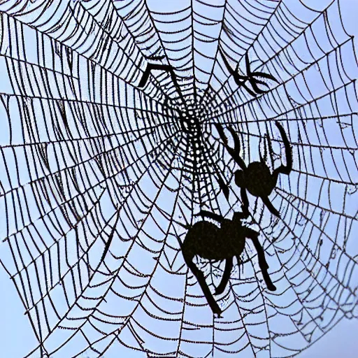 Image similar to spider web like sheep