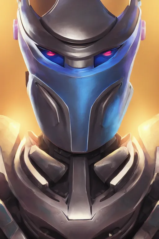 Image similar to epic mask helmet robot ninja portrait stylized as fornite style game design fanart by concept artist gervasio canda, behance hd by jesper ejsing, by rhads, makoto shinkai and lois van baarle, ilya kuvshinov, rossdraws global illumination radiating a glowing aura global illumination ray tracing hdr render in unreal engine 5