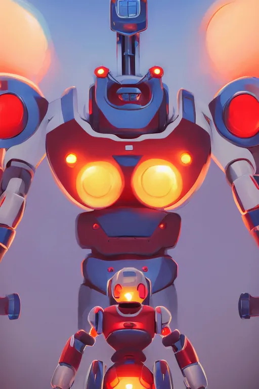 Image similar to metabots medabots medarotto medarot robot minimalist comics, behance hd by jesper ejsing, by rhads, makoto shinkai and lois van baarle, ilya kuvshinov, rossdraws global illumination ray tracing hdr radiating a glowing aura