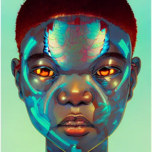 Image similar to citizen portrait soft light painted by james jean and katsuhiro otomo and erik jones, inspired by kenyan akira anime, smooth face feature, intricate oil painting, high detail illustration, sharp high detail, manga and anime 1 9 9 9