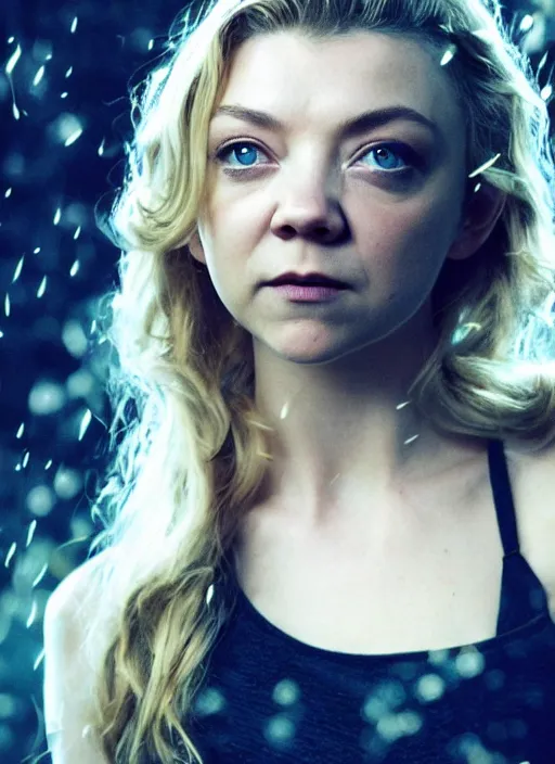 Prompt: Natalie Dormer, fireflies, WLOP