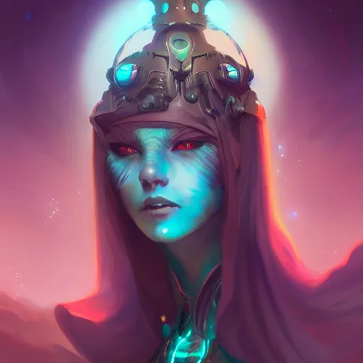 Image similar to portrait of a beautiful cybernetic emanation, by pete mohrbacher and artgerm and wlop, digital art, highly detailed, intricate, fantasy, mystical, Trending on Artstation HQ, deviantart, unreal engine, 4K UHD image