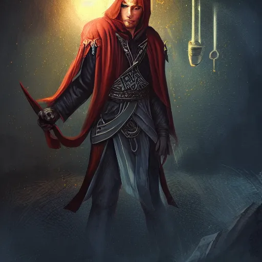 Prompt: A photo of a male mage, fantasy art, clean digital art, clean background, D&D art style, dark feeling, chill feeling