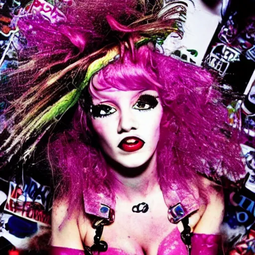 Prompt: Punk girl by David LaChapelle