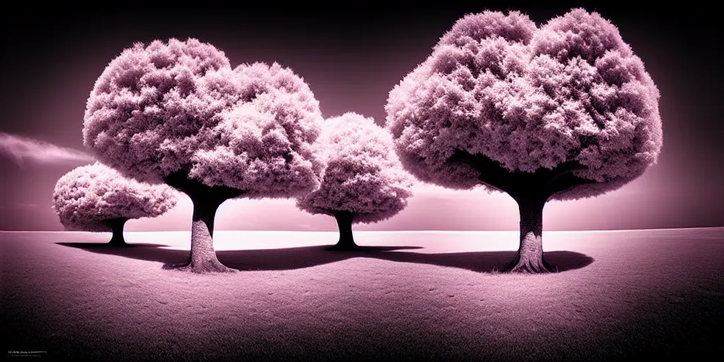 Prompt: beautiful infrared landscape photography by david keochkerian and mike irwin, ir filter