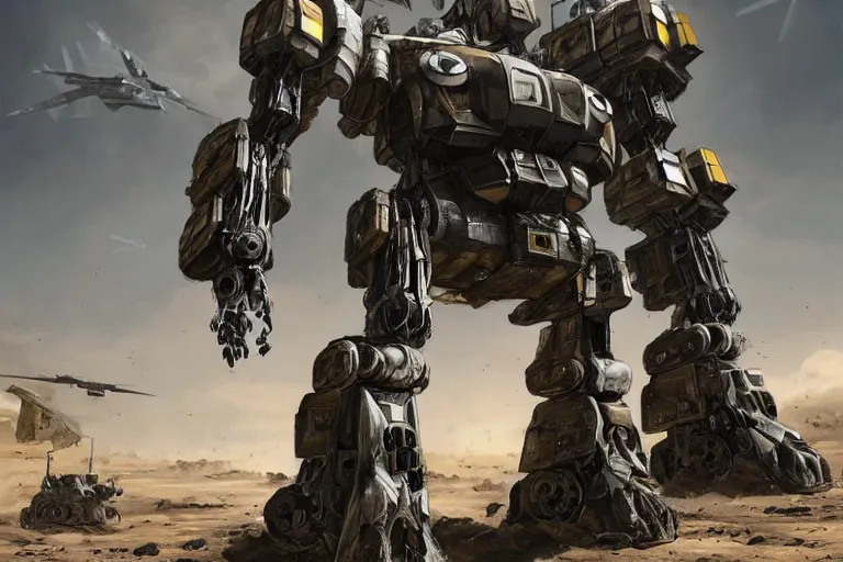 Image similar to military mining four legged quadrupedal mecha, mining drill, futuristic, apocalyptic, by jon aaron kambeitz, katsuhiro otomo, heng z, concept art, insanely detailed, raytracing, octane, unreal engine, trending on artstation