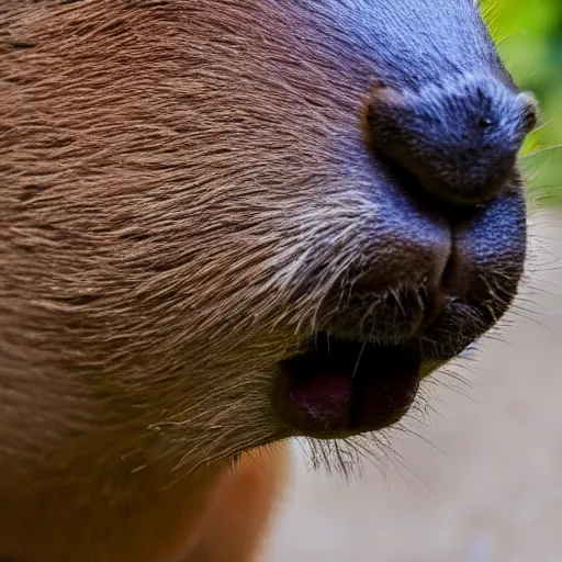 Image similar to photo of capybara eating a gpu, highly detailed, high quality, hd, 4 k, 8 k, canon 3 0 0 mm, professional photographer, 4 0 mp, lifelike, top - rated, award winning, realistic, sharp, no blur, edited, corrected, trending