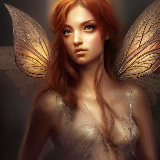 Prompt: a picture of a fairy, elegant, epic, detailed, intricate, digital painting, concept art, realistic, smooth, focus, rim light,
