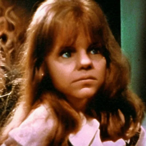 Image similar to linda blair in the exorcist (1973)