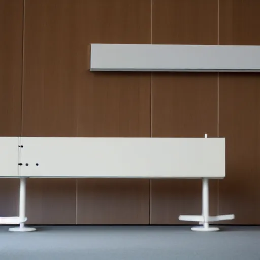 Prompt: jonathan ive dieter rams unitarian altar