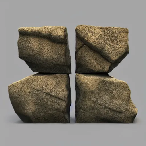 Prompt: seamless video game stone texture, digital art, unreal engine, 4 k