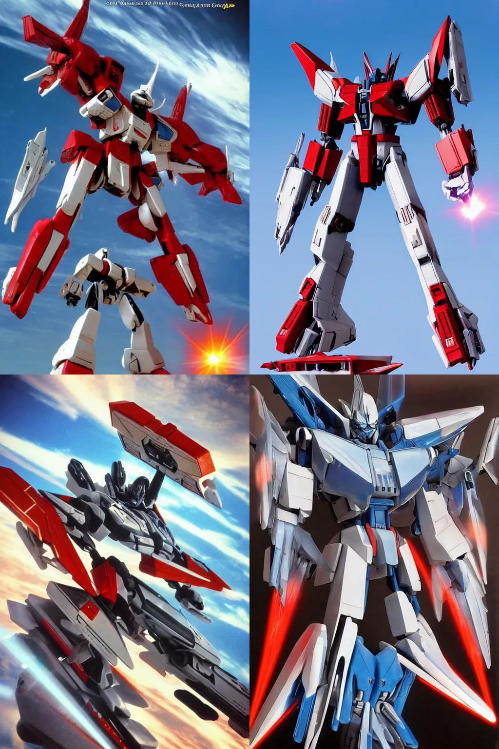 Prompt: Flight shot of Jetfire from Transformers on a clear sunny day with a blue sky, Jetfire!!!!!, Transformers!!!!!!!!!!!!!, Skyfire, Battroid Mode, Zone of Enders, Genesis of Aquarion, Aquarion, Anime Robots, Mecha Anime, Anime, Robots, Robot, Robot Mode, 8k, ultra realistic, illustration, splash art, rule of thirds, good value control, Yoshifumi Ushima, Takeyuki Kanda, Shotaro Ishinomori, Ken Ishikawa, Umanosuke Iida