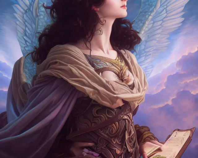 Image similar to photography of evelyn de morgan, deep focus, d & d and mtg, fantasy, intricate, elegant, highly detailed, digital painting, artstation, concept art, matte, sharp focus, illustration, hearthstone, art by artgerm and greg rutkowski and alphonse mucha