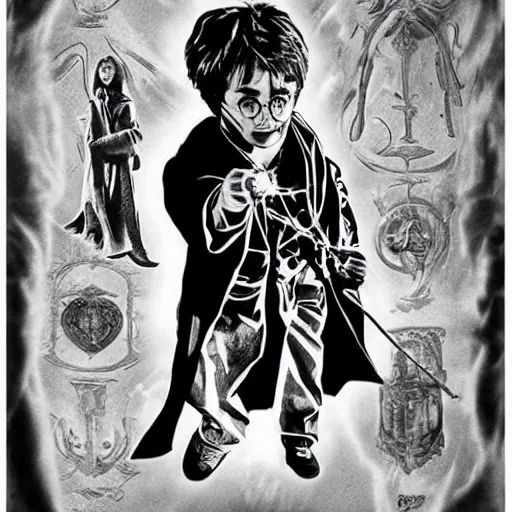 Image similar to an xray of harry potter