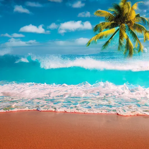 Prompt: hawaiian beach background, 8 k photography