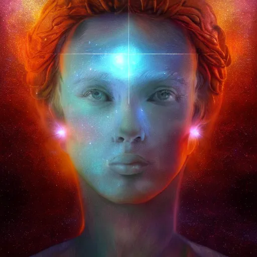 Image similar to a planetary scene, mystical, astral, digital art, concept art, 1 6 k resolution, 4 k hd, symmetrical portrait