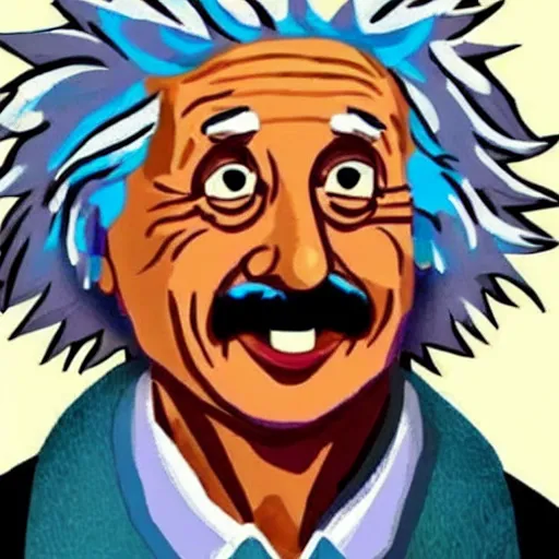 Prompt: albert einstein as rick sanchez