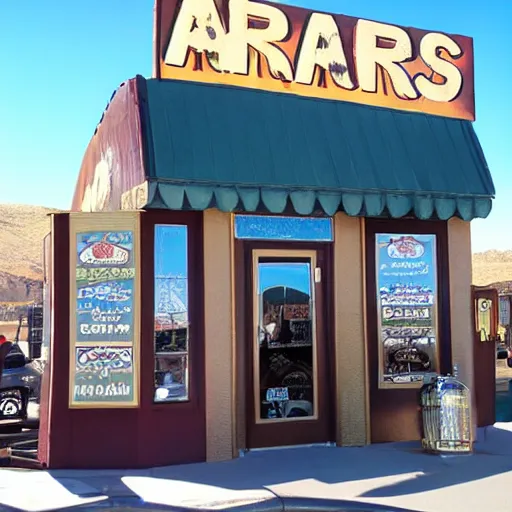 Prompt: arnies bar in Pahrump nevada