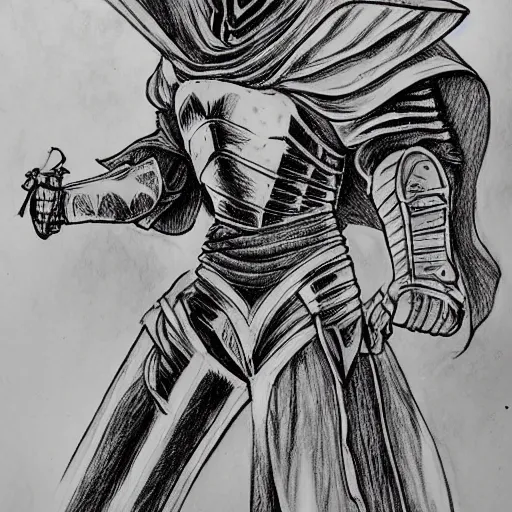 skyrim nightingale drawing