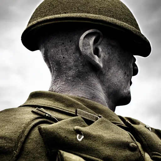 Image similar to world war 2 soldiers, 4 k, high resolution, still, landscape, hd, dslr, hyper realistic