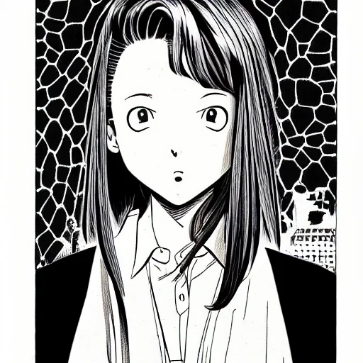 Image similar to young girl by naoki urasawa, detailed, japanese manga, comic, illustration