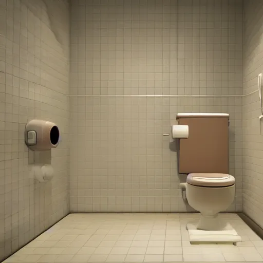 Image similar to a 4 k photorealistic photo of a nintendo toilet