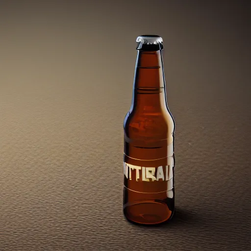 Image similar to photo of a beer bottle on the table, ultra realistic, ray tracing, ultra detailed, manly design, cyberpunk, award winning photography, trending on artstation