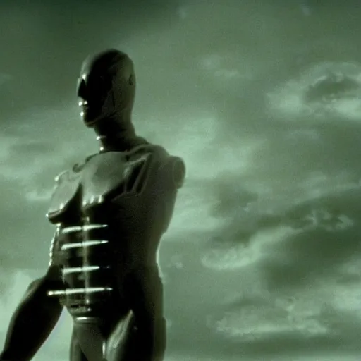 Prompt: movie still of god sun cyborg, cinematic composition, cinematic light, criterion collection, by david lynch