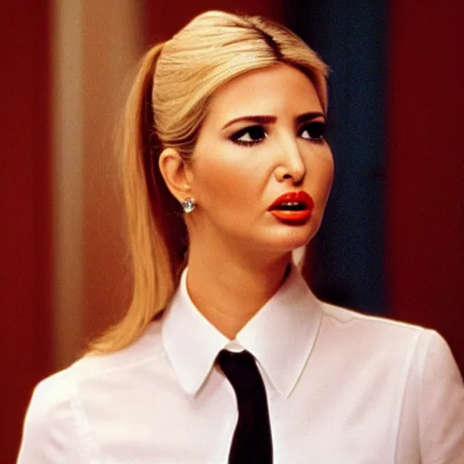 Image similar to Ivanka Trump in American Psycho (1999)