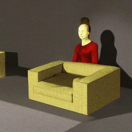 Image similar to tall layerd hard island cube ray riesling sofa date, by artemisia gentileschi and odilon redon and alejandro jodorowsky, an american propaganda, flat shading, rendered in maya