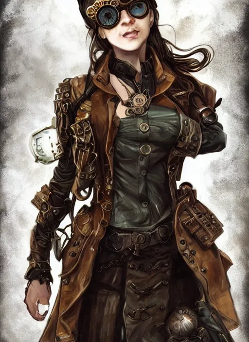 character concept art for a steampunk fantasy rpg, | Stable Diffusion