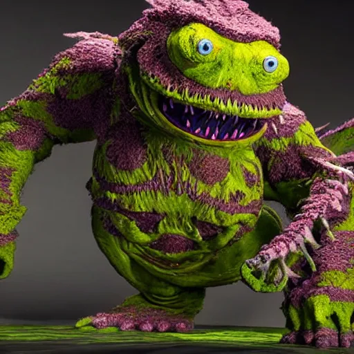 Image similar to the jim henson company creates a zergling concept creature.