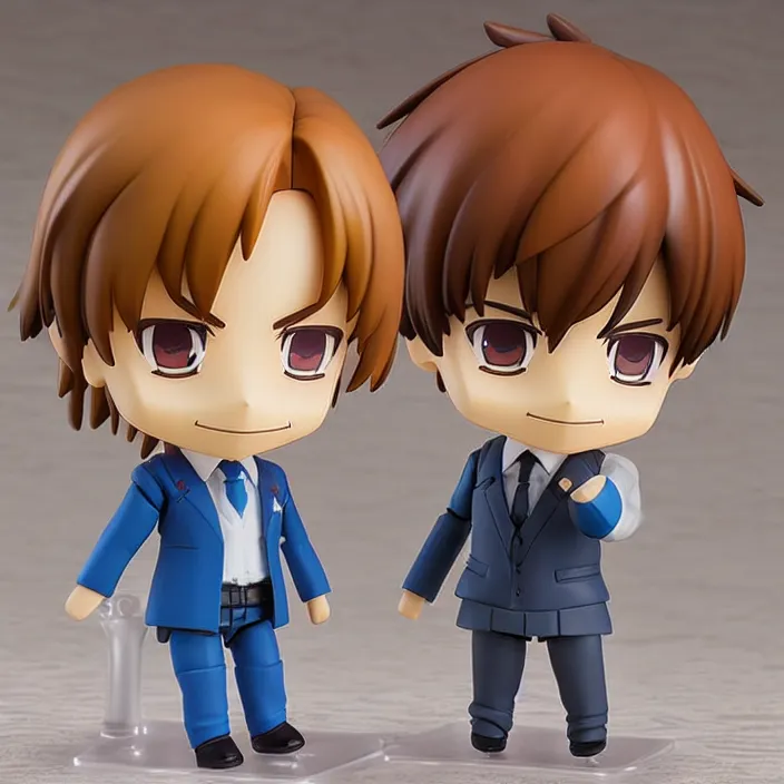 Image similar to Saul Goodman, An anime Nendoroid of Saul Goodman, figurine, detailed product photo