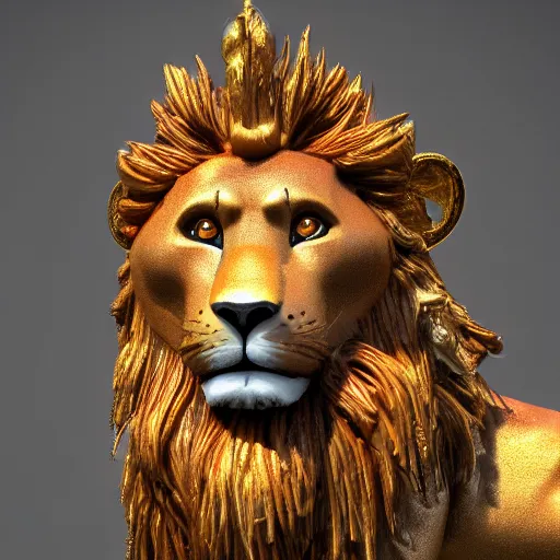 Image similar to anthropomorphic lion exquisite detail lion in hippie clothes, Streetwear, hippie fashion, sitting at the bus stop, trending on artstation, incredible detail, Graeme Base, 8k detail, gi, global illumination, physically based rendering, photoreal, small details, intricate complexity