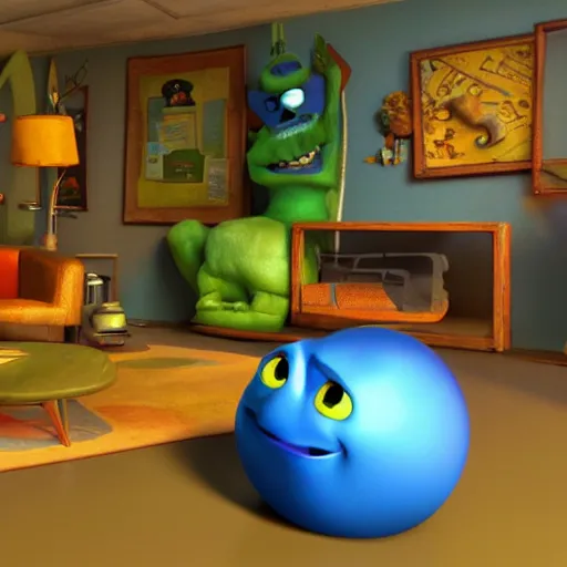 Image similar to pixar environment, renderman