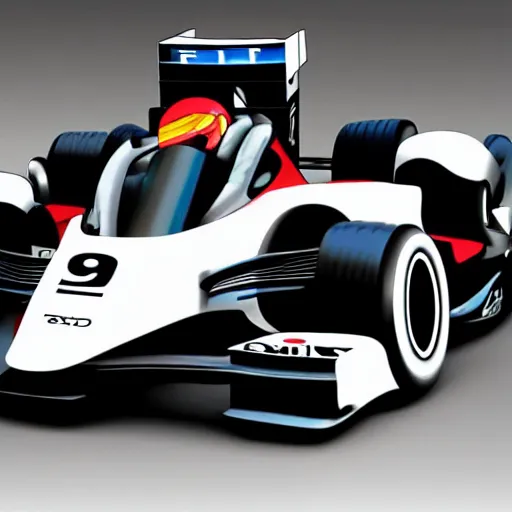 Image similar to futuristic formula one car