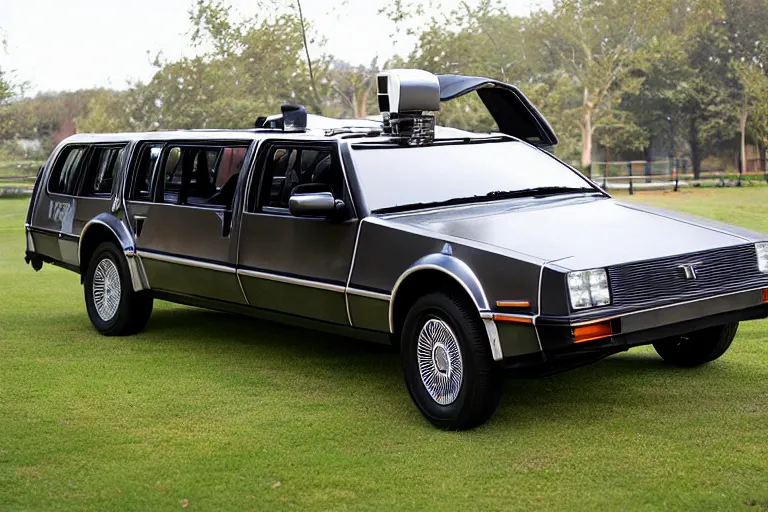 Image similar to limousine 1 9 2 2 delorean