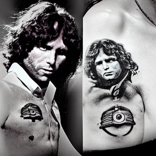The Doors  Check out this incredible Jim Morrison tattoo  Facebook