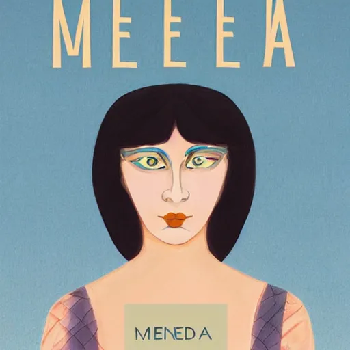 Prompt: cover art for Medea by Madeline Miller