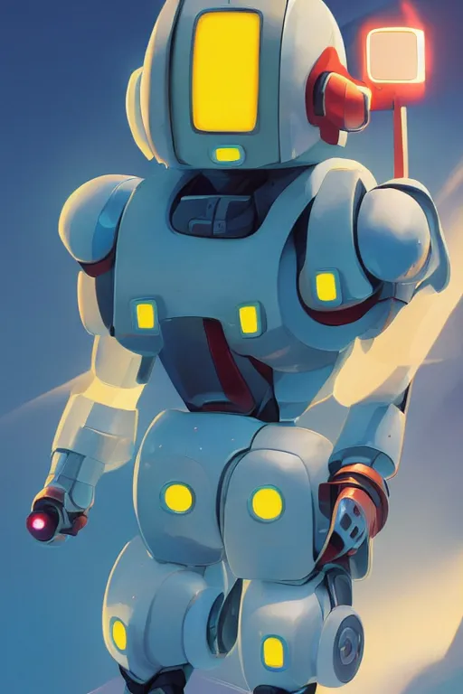 Image similar to metabots medabots medarotto medarot robot minimalist comics helmet mask neon cybereye, behance hd by jesper ejsing, by rhads, makoto shinkai and lois van baarle, ilya kuvshinov, rossdraws global illumination ray tracing hdr radiating a glowing aura