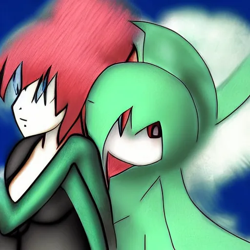 Gardevoir and Comfey Flower Picking Digital Art Print -  Sweden